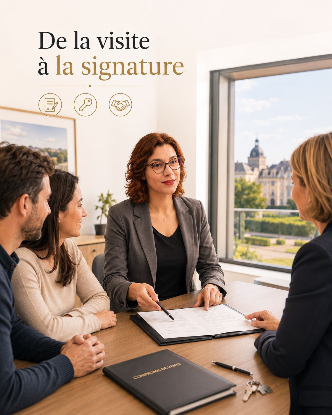 De la visite à la signature à Champs-sur-Marne